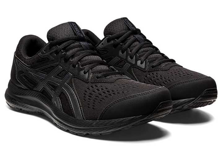 Asics GEL-CONTEND 8 Moški Tekaški Čevlji Črne Sive | Slovenija-7389026