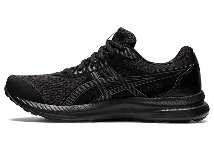 Asics GEL-CONTEND 8 Moški Tekaški Čevlji Črne Sive | Slovenija-7389026