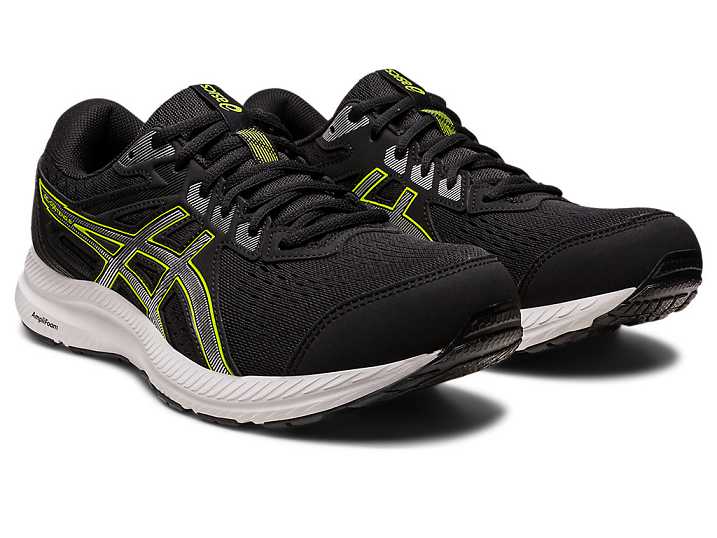 Asics GEL-CONTEND 8 Moški Tekaški Čevlji Črne Srebrne | Slovenija-9587641