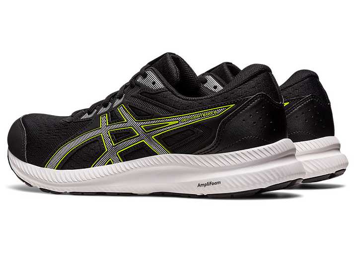 Asics GEL-CONTEND 8 Moški Tekaški Čevlji Črne Srebrne | Slovenija-9587641