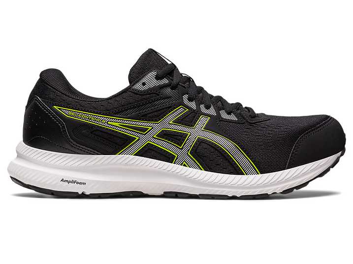 Asics GEL-CONTEND 8 Moški Tekaški Čevlji Črne Srebrne | Slovenija-9587641