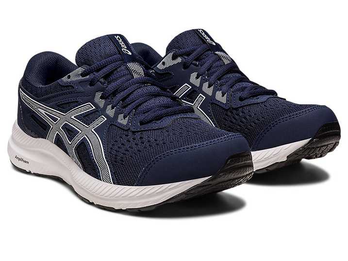 Asics GEL-CONTEND 8 Ženske Tekaški Čevlji Temno Modre | Slovenija-1076823