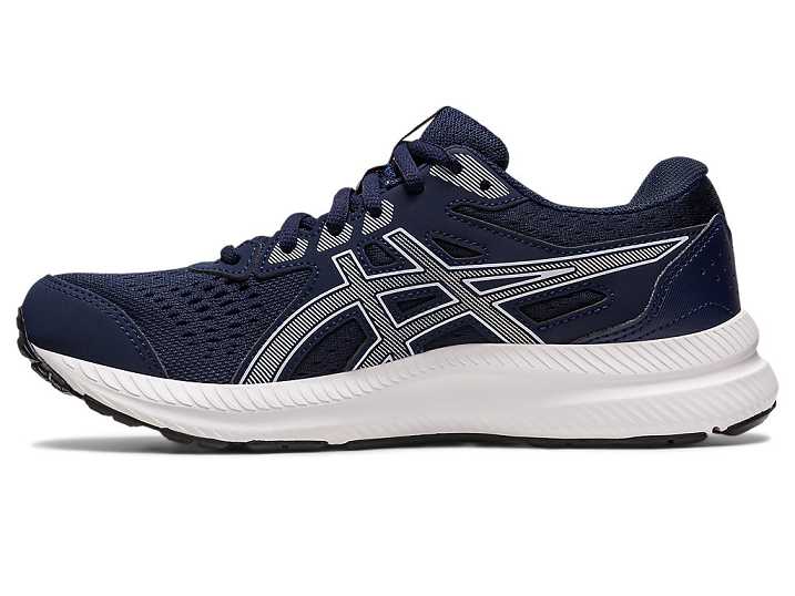 Asics GEL-CONTEND 8 Ženske Tekaški Čevlji Temno Modre | Slovenija-1076823