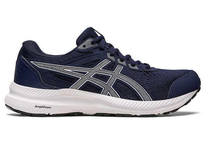 Asics GEL-CONTEND 8 Ženske Tekaški Čevlji Temno Modre | Slovenija-1076823