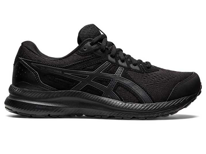 Asics GEL-CONTEND 8 Ženske Tekaški Čevlji Črne Sive | Slovenija-2635901