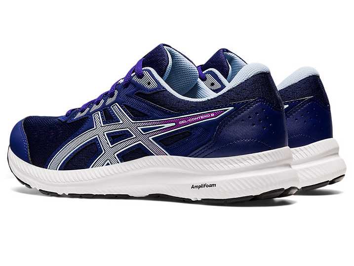 Asics GEL-CONTEND 8 Ženske Tekaški Čevlji Modre | Slovenija-4518267