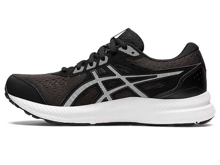 Asics GEL-CONTEND 8 Ženske Tekaški Čevlji Črne Bele | Slovenija-6085431