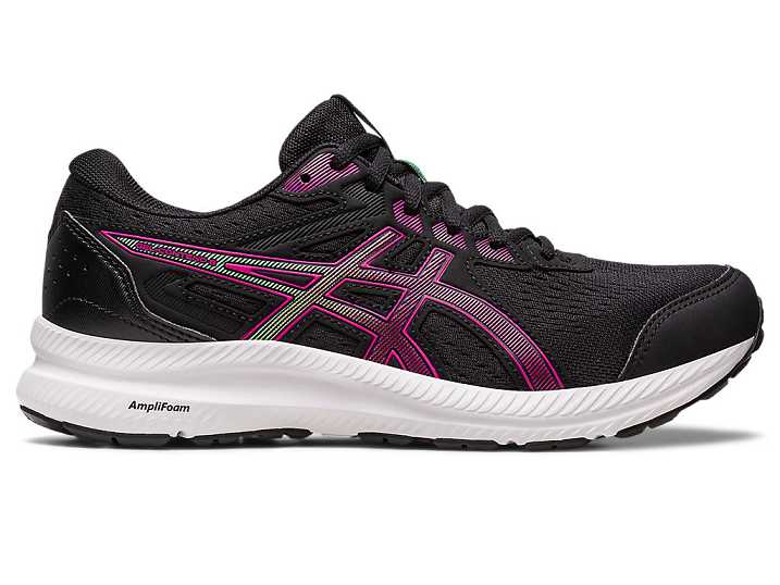 Asics GEL-CONTEND 8 Ženske Tekaški Čevlji Črne Roza | Slovenija-7326918