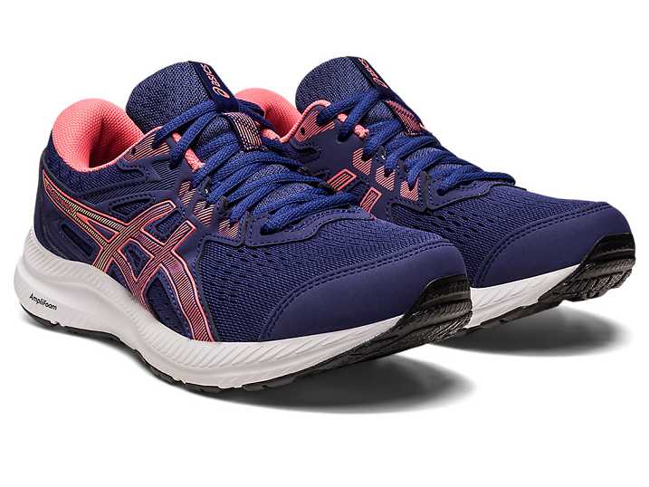 Asics GEL-CONTEND 8 Ženske Tekaški Čevlji Modre | Slovenija-9736548