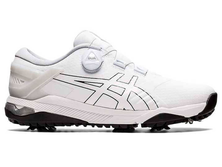 Asics GEL-COURSE DUO BOA Moški Čevlji Za Golf Bele Črne | Slovenija-4568312