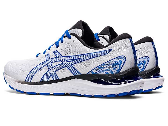 Asics GEL-CUMULUS 23 Moški Tekaški Čevlji Bele Modre | Slovenija-2081549