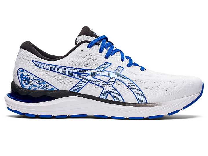 Asics GEL-CUMULUS 23 Moški Tekaški Čevlji Bele Modre | Slovenija-2081549