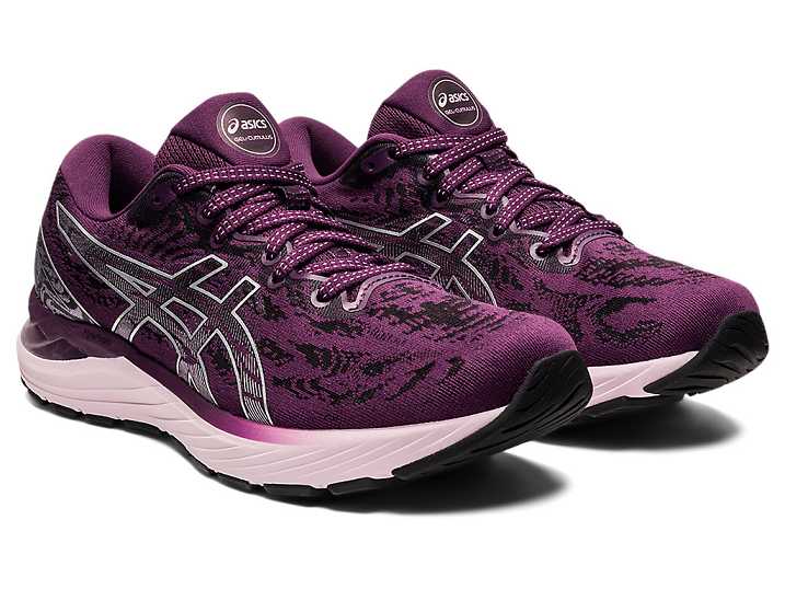 Asics GEL-CUMULUS 23 Ženske Tekaški Čevlji Temno Vijolične Srebrne | Slovenija-1470236