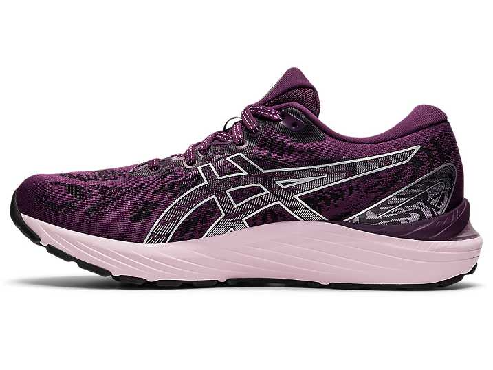 Asics GEL-CUMULUS 23 Ženske Tekaški Čevlji Temno Vijolične Srebrne | Slovenija-1470236