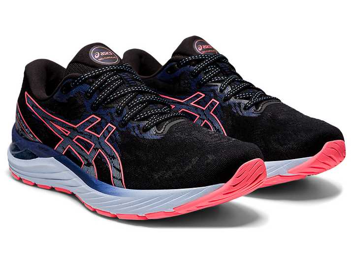 Asics GEL-CUMULUS 23 Ženske Tekaški Čevlji Črne Koralne | Slovenija-2561947