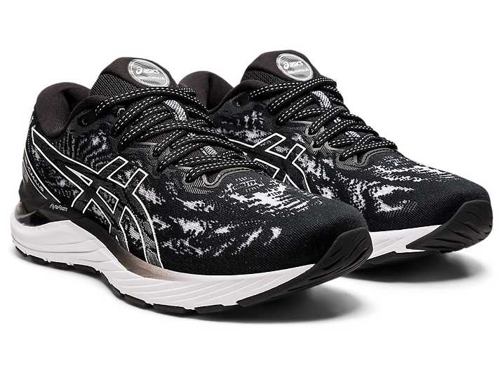 Asics GEL-CUMULUS 23 Ženske Tekaški Čevlji Črne Bele | Slovenija-6013984