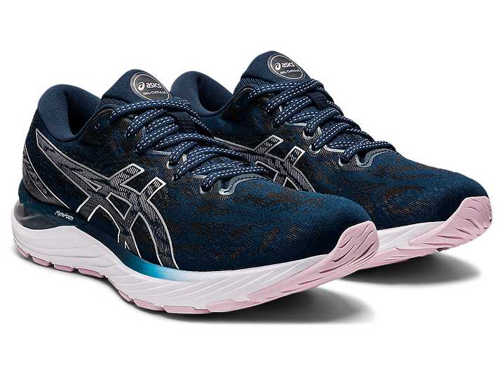 Asics GEL-CUMULUS 23 Ženske Tekaški Čevlji Modre Srebrne | Slovenija-7203965