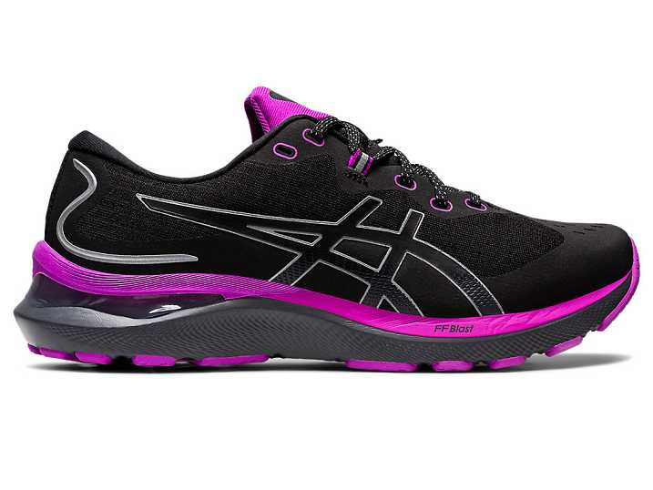 Asics GEL-CUMULUS 24 LITE-SHOW Ženske Tekaški Čevlji Črne Vijolične | Slovenija-6920584