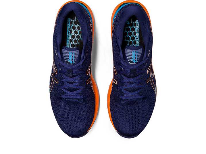 Asics GEL-CUMULUS 24 Moški Tekaški Čevlji Modre Oranžne | Slovenija-3265104