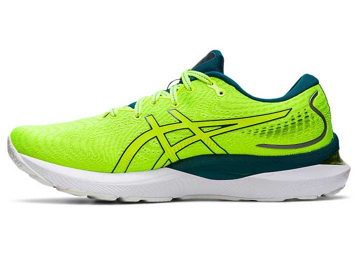 Asics GEL-CUMULUS 24 Moški Tekaški Čevlji Rumene Temno Zelene | Slovenija-9785346