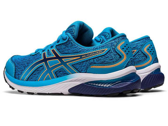 Asics GEL-CUMULUS 24 Otroški Tekaški Čevlji Modre Oranžne | Slovenija-5468927