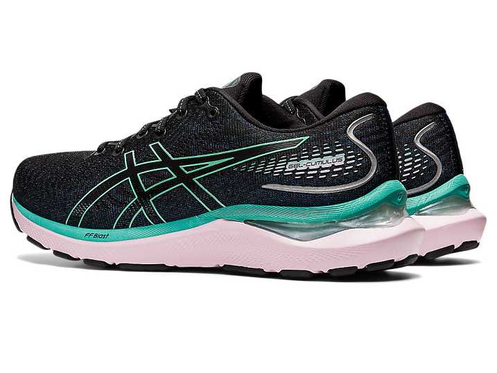 Asics GEL-CUMULUS 24 Ženske Tekaški Čevlji Črne Olivno Zelene | Slovenija-0248637