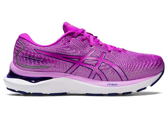 Asics GEL-CUMULUS 24 Ženske Tekaški Čevlji Vijolične Modre | Slovenija-0874536