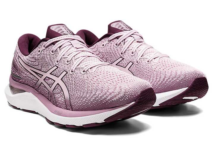 Asics GEL-CUMULUS 24 Ženske Tekaški Čevlji Roza Temno Vijolične | Slovenija-2481536