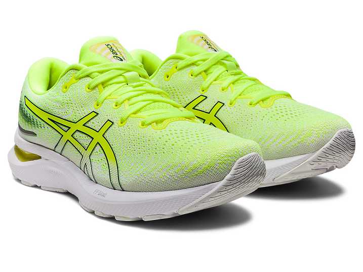 Asics GEL-CUMULUS 24 Ženske Tekaški Čevlji Rumene Temno Zelene | Slovenija-5247310