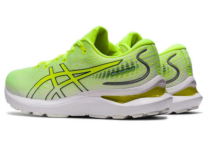 Asics GEL-CUMULUS 24 Ženske Tekaški Čevlji Rumene Temno Zelene | Slovenija-5247310