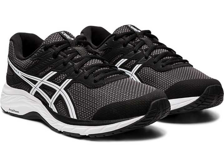 Asics GEL-Contend 6 Ženske Tekaški Čevlji Temno Sive Bele | Slovenija-4235816