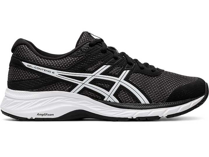 Asics GEL-Contend 6 Ženske Tekaški Čevlji Temno Sive Bele | Slovenija-4235816