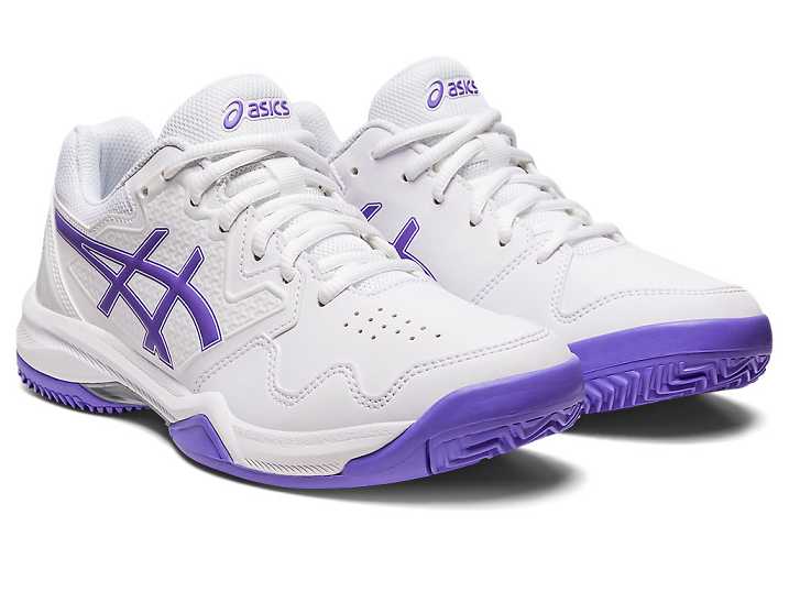 Asics GEL-DEDICATE 7 CLAY Ženske Teniški Copati Bele Vijolične | Slovenija-0271395