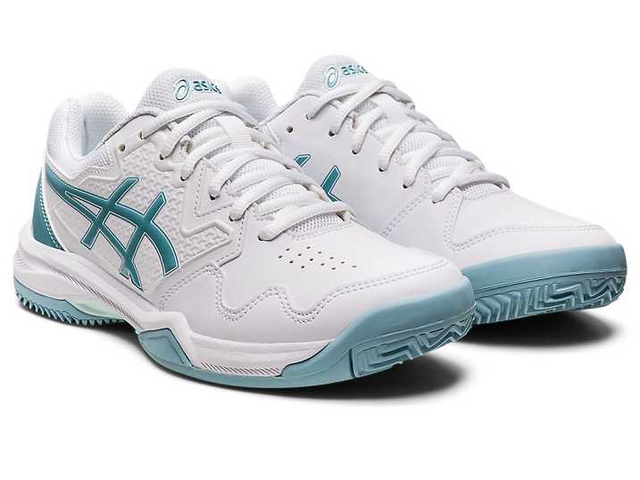 Asics GEL-DEDICATE 7 CLAY Ženske Teniški Copati Bele Modre | Slovenija-2389546