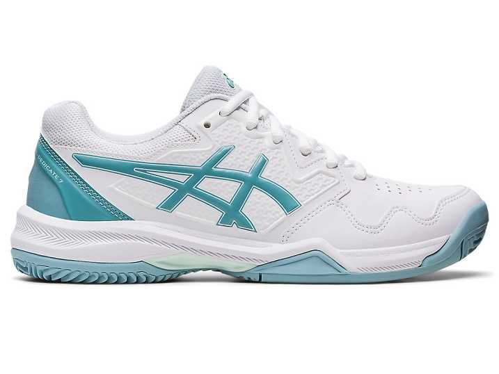 Asics GEL-DEDICATE 7 CLAY Ženske Teniški Copati Bele Modre | Slovenija-2389546