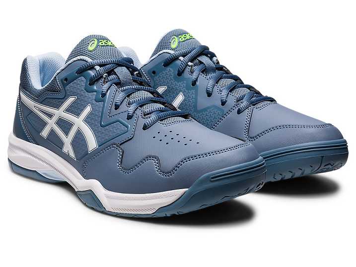 Asics GEL-DEDICATE 7 Moški Teniški Copati Sive Modre Bele | Slovenija-5238609