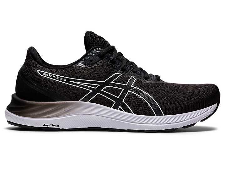 Asics GEL-EXCITE 8 Moški Pohodni Čevlji Črne Bele | Slovenija-6305418