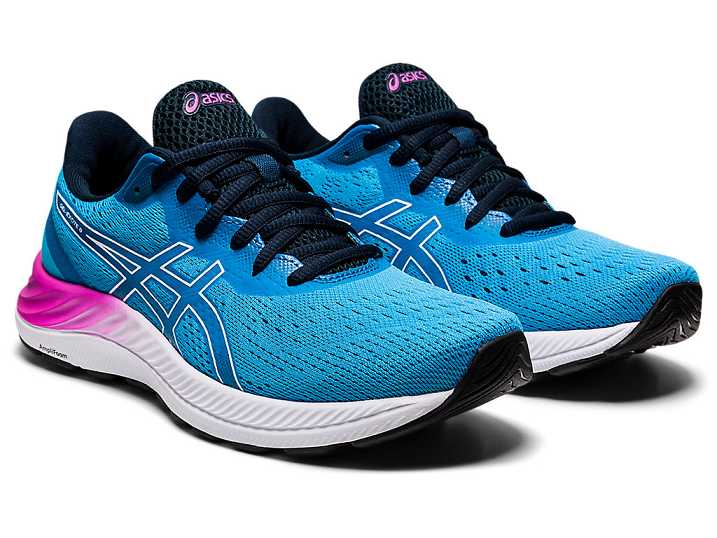 Asics GEL-EXCITE 8 Ženske Pohodni Čevlji Svetlo Turkizna Bele | Slovenija-0275891