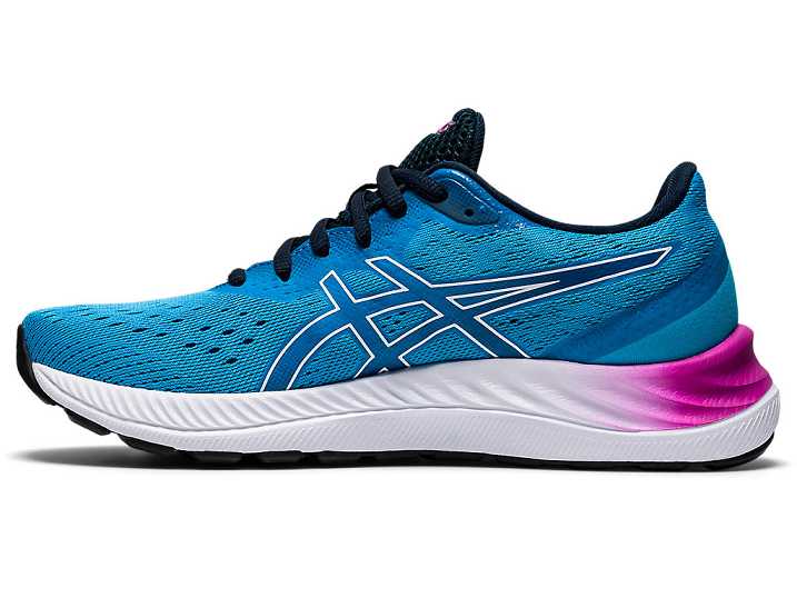 Asics GEL-EXCITE 8 Ženske Pohodni Čevlji Svetlo Turkizna Bele | Slovenija-0275891