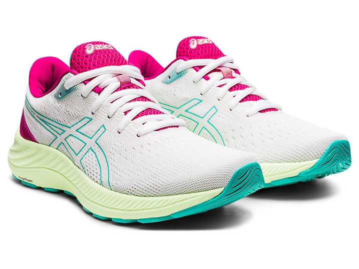 Asics GEL-EXCITE 8 Ženske Pohodni Čevlji Bele | Slovenija-4732695