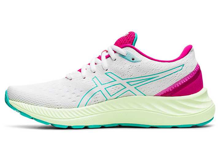 Asics GEL-EXCITE 8 Ženske Pohodni Čevlji Bele | Slovenija-4732695