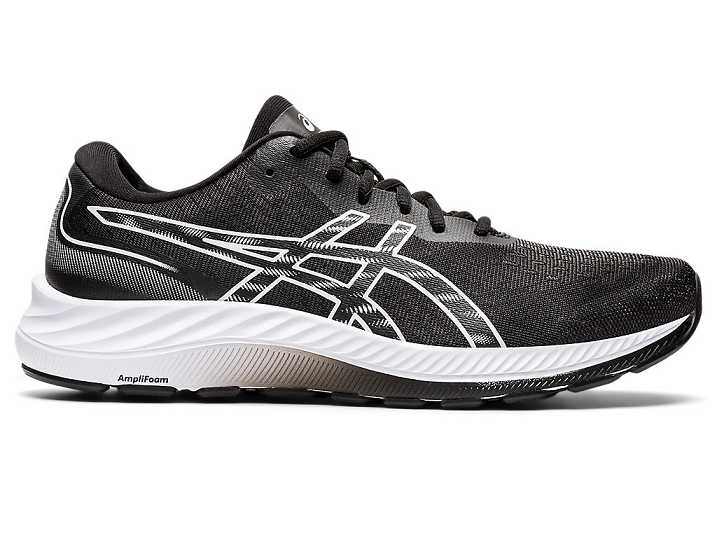 Asics GEL-EXCITE 9 EXTRA WIDE Moški Pohodni Čevlji Črne Bele | Slovenija-1563049