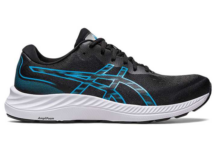 Asics GEL-EXCITE 9 Moški Tekaški Čevlji Črne Modre | Slovenija-0329548