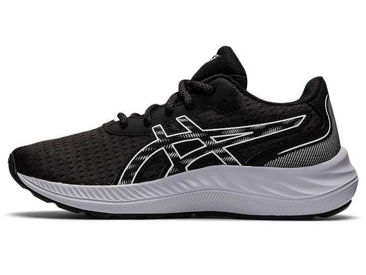 Asics GEL-EXCITE 9 Otroški Tekaški Čevlji Črne Bele | Slovenija-1275630