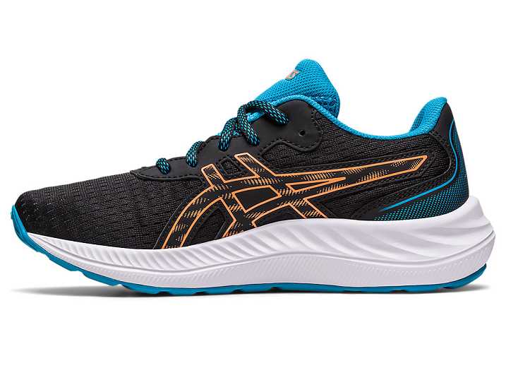 Asics GEL-EXCITE 9 Otroški Tekaški Čevlji Črne Oranžne | Slovenija-3496701