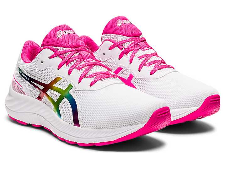 Asics GEL-EXCITE 9 Otroški Tekaški Čevlji Bele Roza | Slovenija-5081243