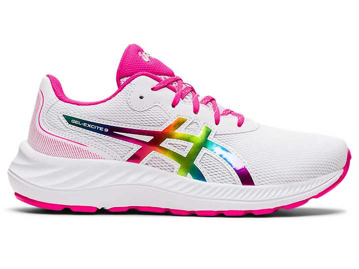 Asics GEL-EXCITE 9 Otroški Tekaški Čevlji Bele Roza | Slovenija-5081243