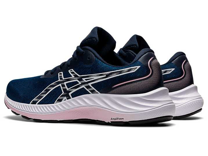 Asics GEL-EXCITE 9 Ženske Pohodni Čevlji Modre Bele | Slovenija-0567892