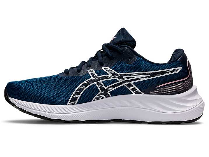 Asics GEL-EXCITE 9 Ženske Pohodni Čevlji Modre Bele | Slovenija-0567892