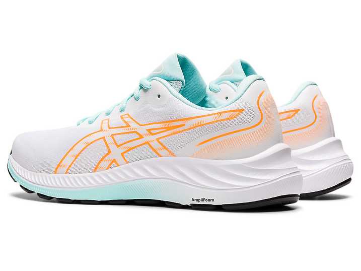 Asics GEL-EXCITE 9 Ženske Pohodni Čevlji Bele Oranžne | Slovenija-1503472